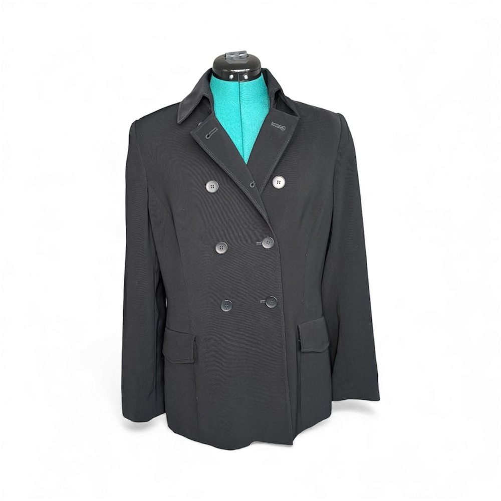 Kasper Black Double-Breasted Women's Blazer Jacket